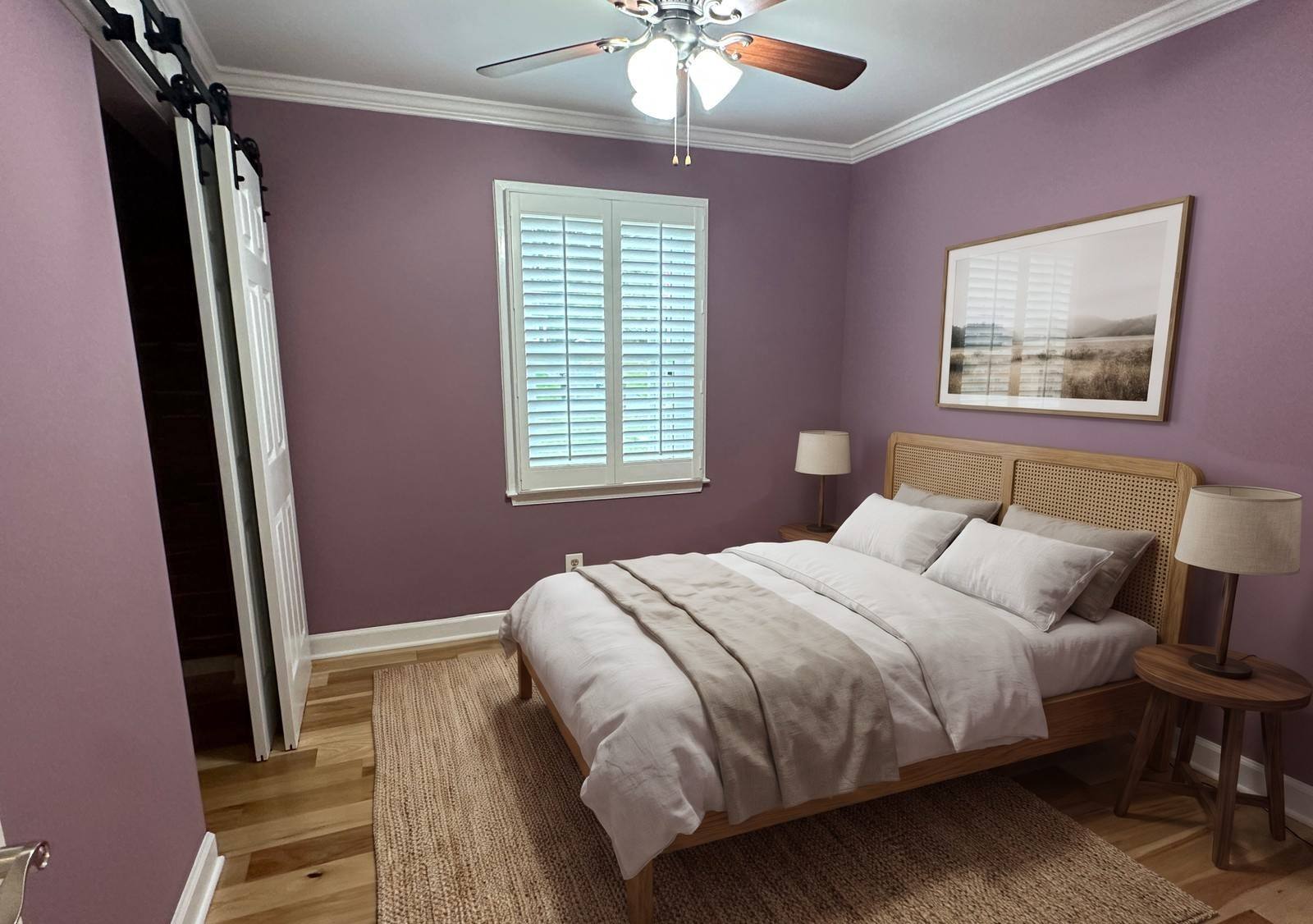 Bedroom in Stafford, VA, virtually staged