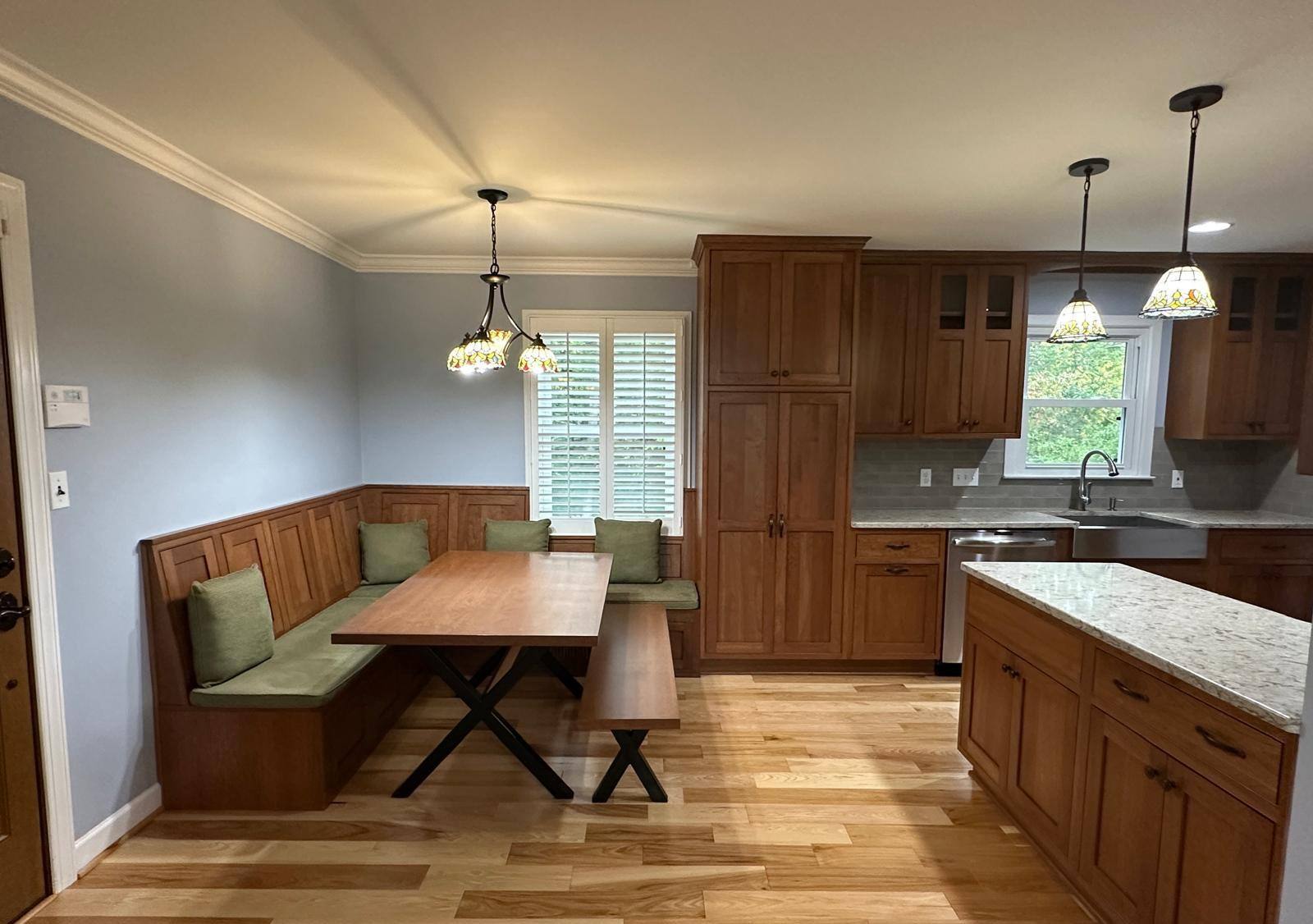 Kitchen in Stafford, VA, as photographed before staging