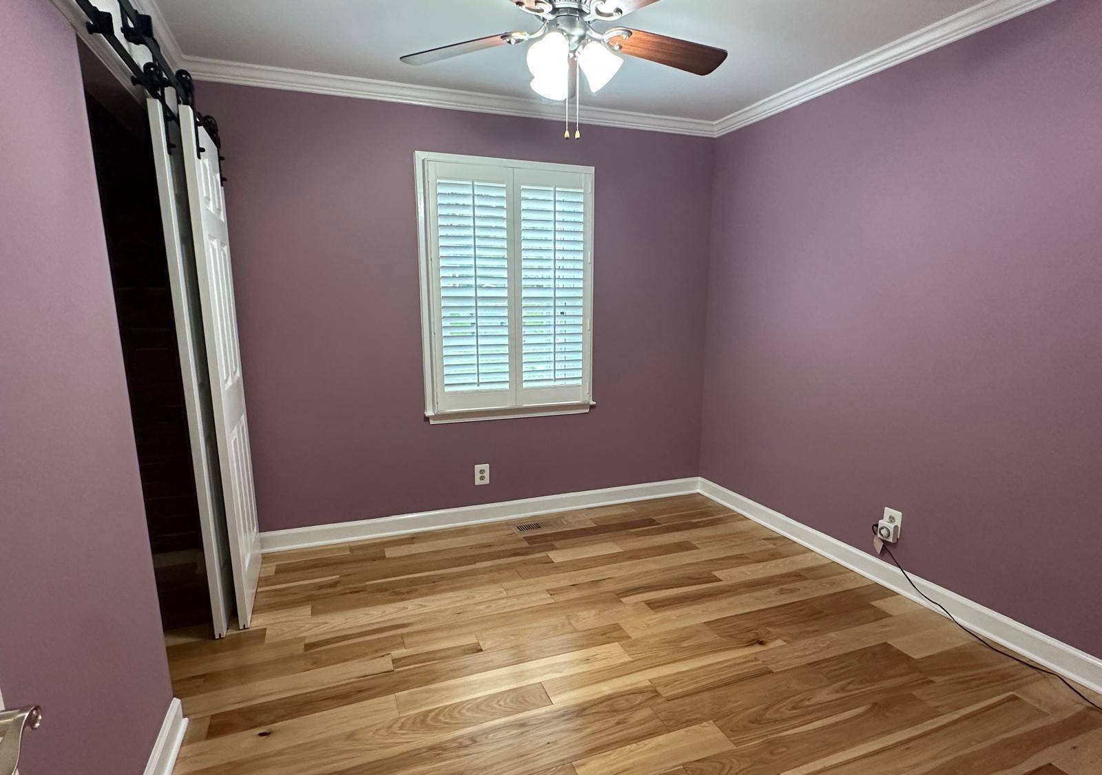 Bedroom in Stafford, VA, as photographed before staging